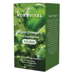 Nordvital Vegan Omega-3 lágyzselatin kapszula - 60db