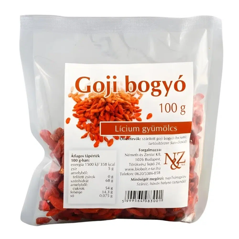 N&Z Goji bogyó 100g N&Z Goji bogyó 100g