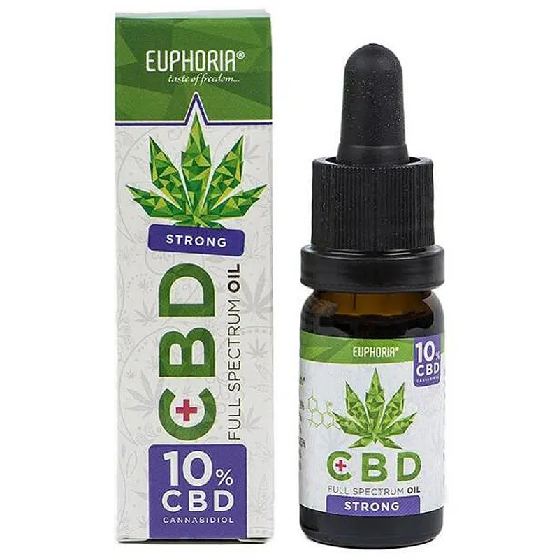 Euphoria Full Spectrum CBD olaj 10% - 10ml Euphoria Full Spectrum CBD olaj 10% - 10ml
