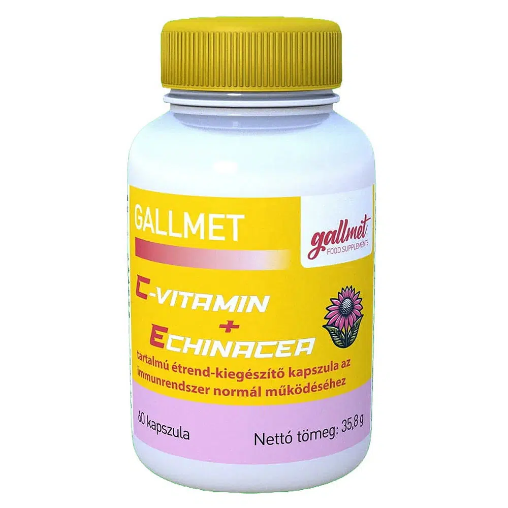 Gallmet C-vitamin + Echinacea 60db Gallmet C-vitamin + Echinacea 60db