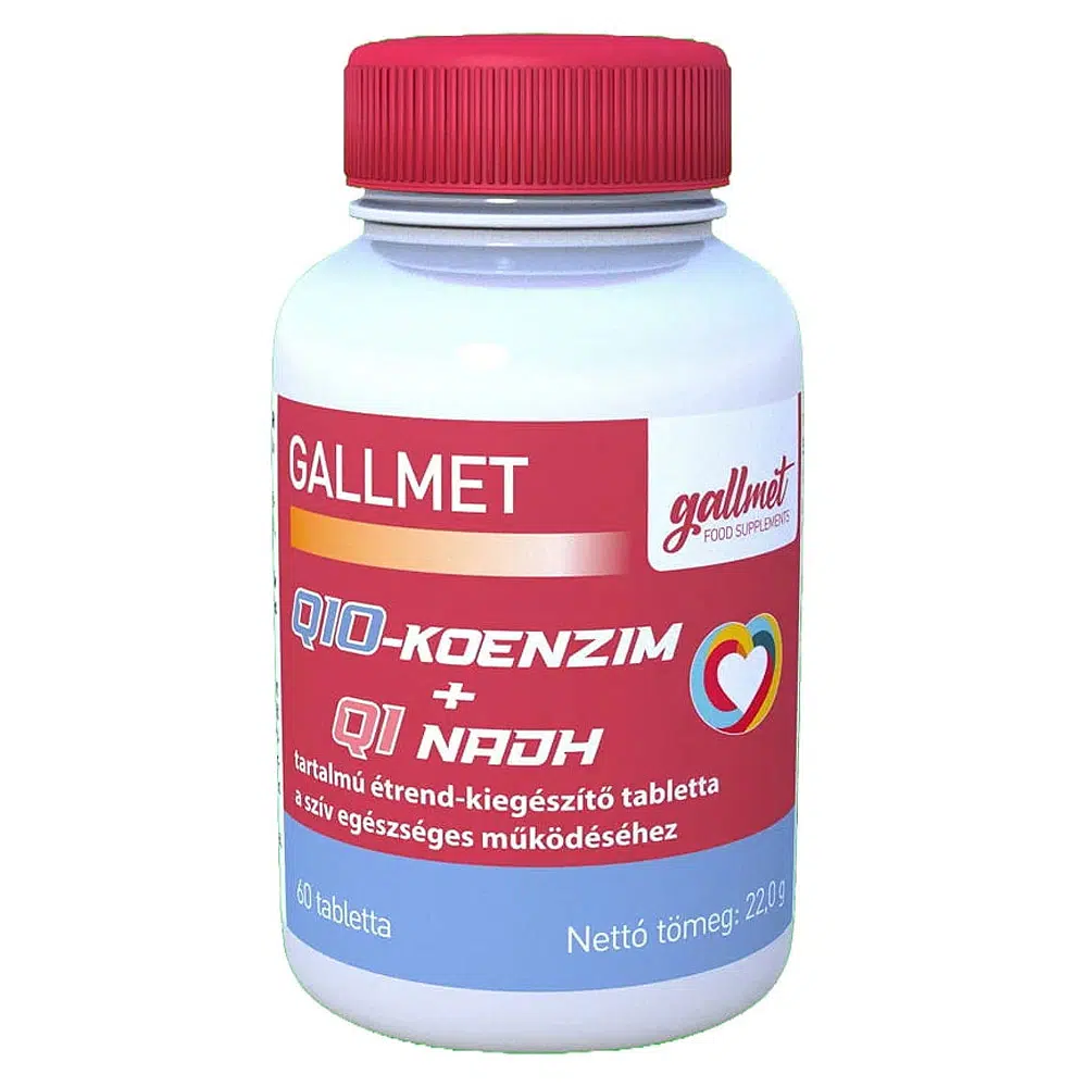 Gallmet Q10 koenzim + Q1 NADH 60db Gallmet Q10 koenzim + Q1 NADH 60db