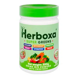 Herboxa Super Greens eper-kiwi ízben - 300g