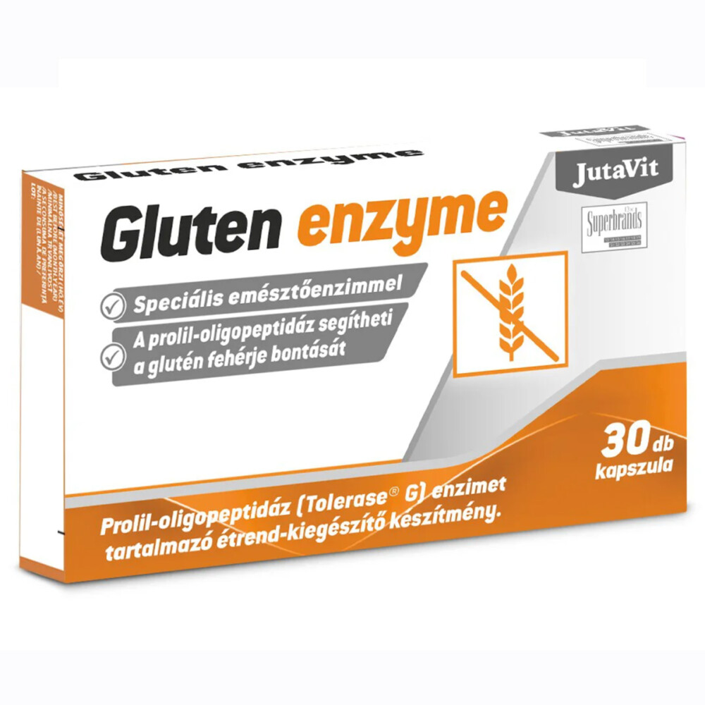 JutaVit Glutén Enzim kapszula - 30db JutaVit Glutén Enzim kapszula - 30db