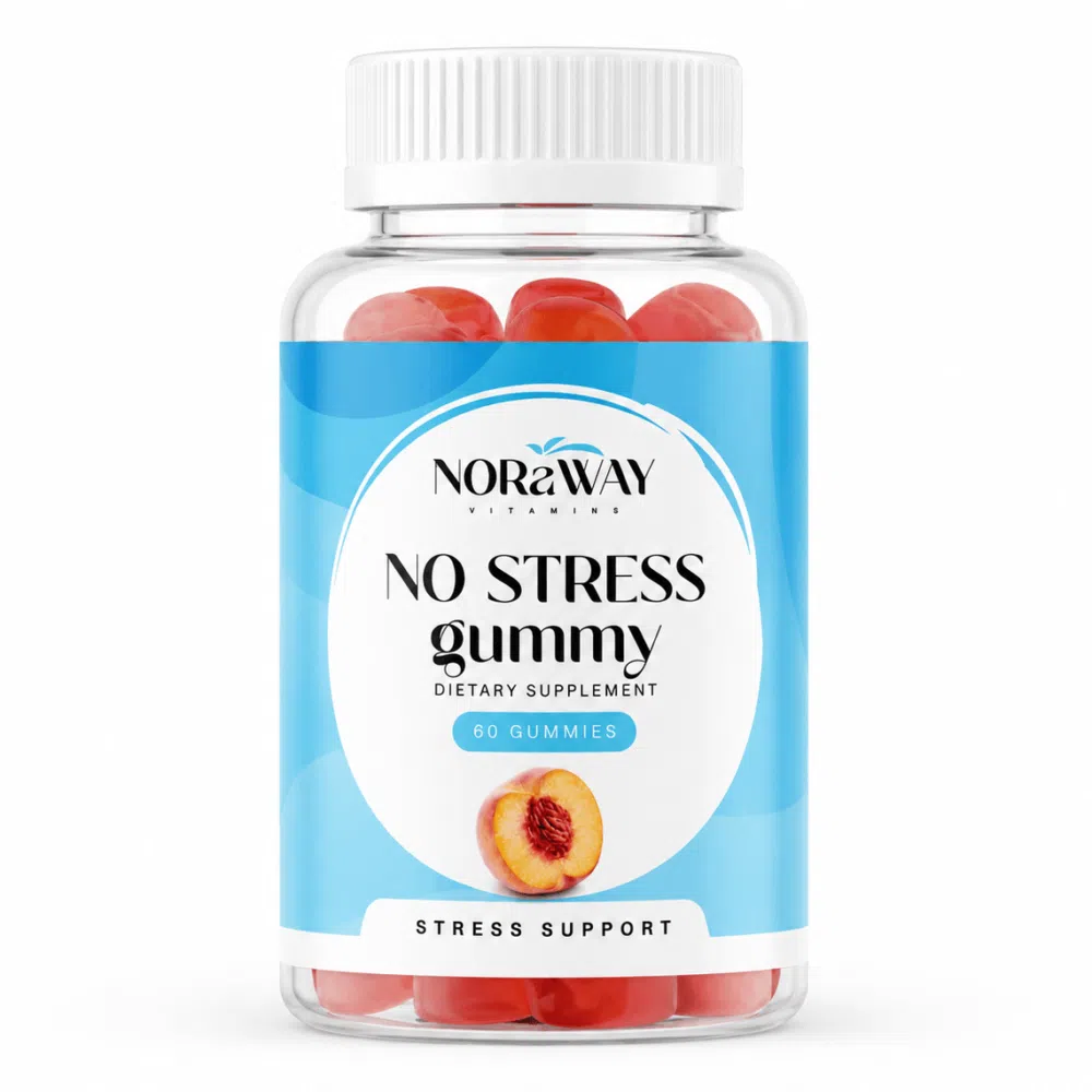 NORaWAY No Stress barackos, cukormentes gumivitamin - 60db NORaWAY No Stress barackos, cukormentes gumivitamin - 60db