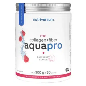 Nutriversum AQUAPRO Collagen+Fiber málna - 300g