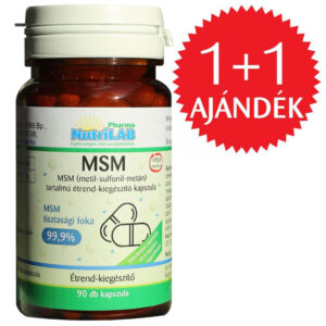 Nutrilab MSM kapszula 1+1 AJÁNDÉK - 2x90db