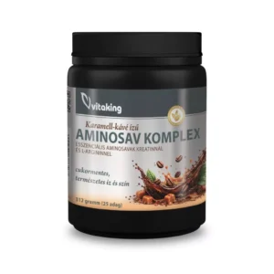 Vitaking Aminosav Komplex karamell-kávé ízű italpor - 312g - Image 2