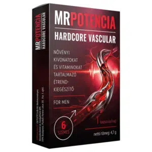 Mr. Potencia Hardcore Vascular potencianövelő kapszula - 6db