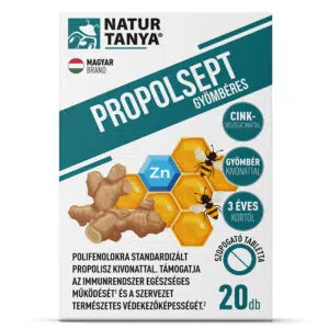 Natur Tanya Propolsept Gyömbéres - Propoliszos szopogató tabletta - 20db