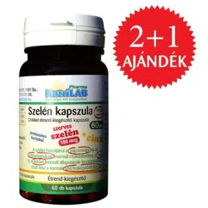Nutrilab Szelén cinkkel kapszula 2+1 AKCIÓ - 3x60db