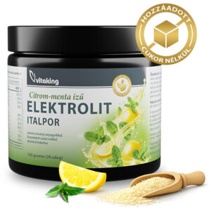 Vitaking Elektrolit citrom-menta ízű italpor - 165g