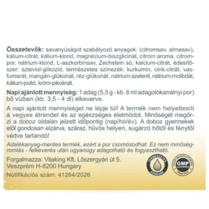 Vitaking Elektrolit citrom ízű italpor - 165g - Image 3
