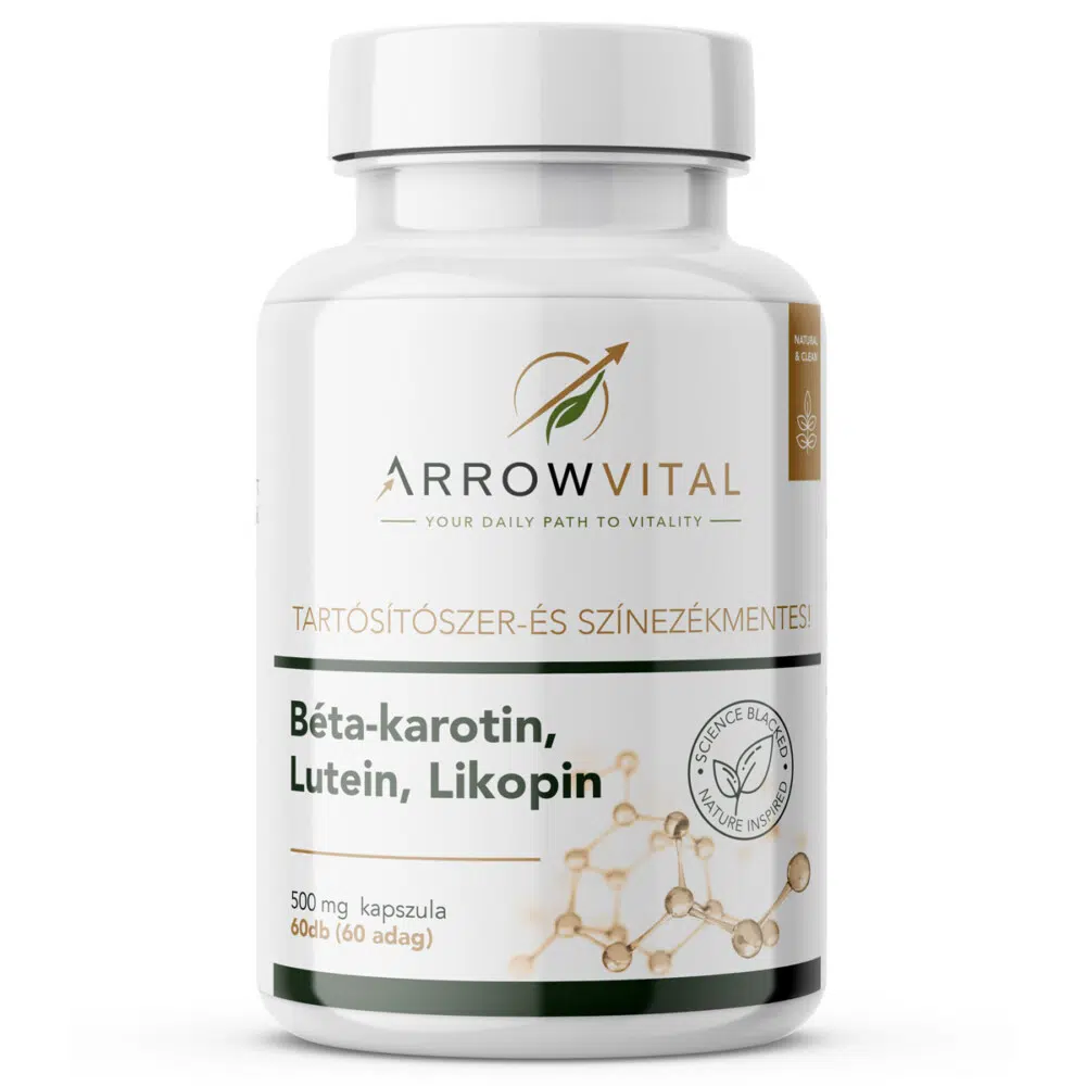 Arrowvital Béta-Karotin Lutein kapszula - 60db Arrowvital Béta-Karotin Lutein kapszula - 60db