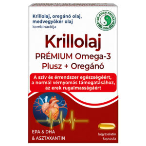 Dr. Chen Krillolaj prémium Omega-3 plusz és oregánóolaj kapszula - 60db