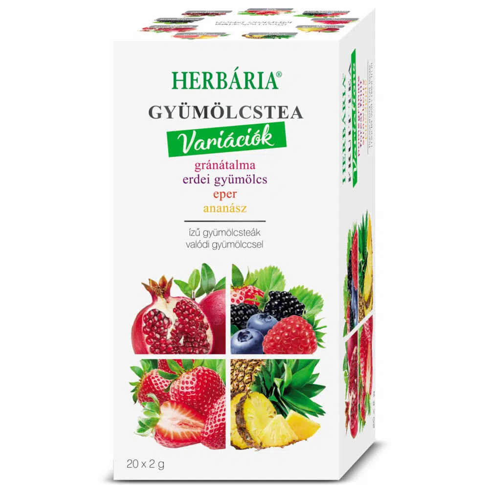 Herbária Gyümölcstea variációk - 4x5db Herbária Gyümölcstea variációk - 4x5db