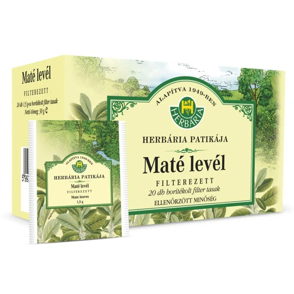 Herbária mate levél filteres 20x Herbária mate levél filteres 20x