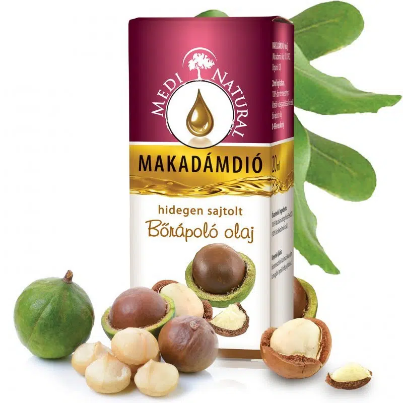 Medinatural bőrápoló olaj makadámdió 20 ml Medinatural bőrápoló olaj makadámdió 20 ml