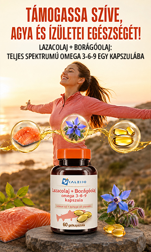 Caleido Lazacolaj + Borágóolaj Omega 3-6-9 gélkapszula