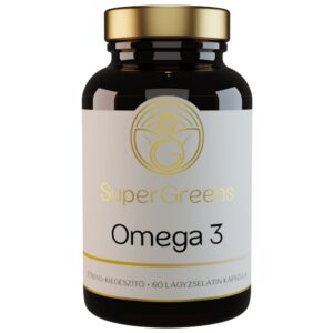 SuperGreens Omega-3 Halolaj lágyzselatin kapszula - 60db