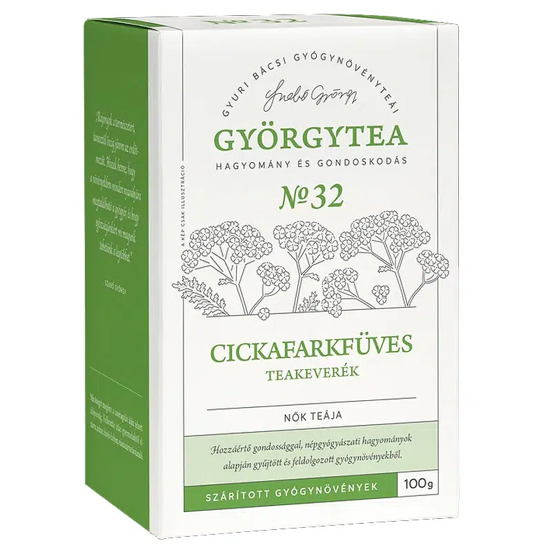 Györgytea Cickafarkfüves teakeverék - 100g Györgytea Cickafarkfüves teakeverék - 100g