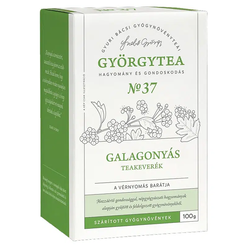 Györgytea Galagonyás teakeverék - 100g Györgytea Galagonyás teakeverék - 100g