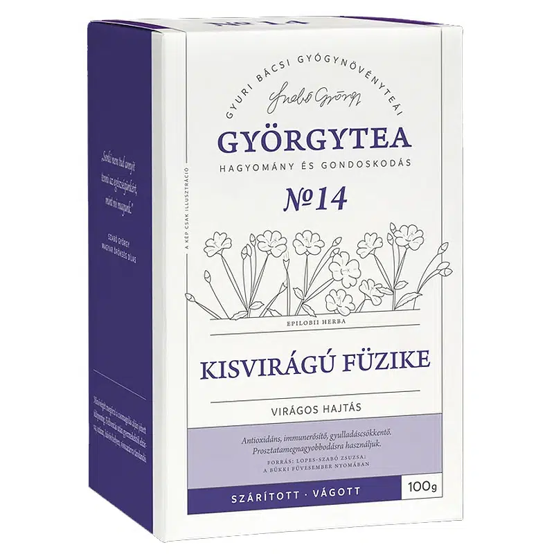 Györgytea Kisvirágú füzike virágos hajtás - 100g Györgytea Kisvirágú füzike virágos hajtás - 100g