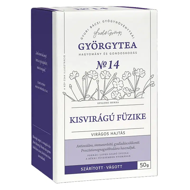 Györgytea Kisvirágú füzike virágos hajtás - 50g Györgytea Kisvirágú füzike virágos hajtás - 50g
