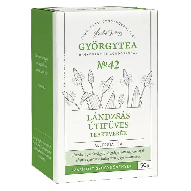 Györgytea Lándzsás útifüves teakeverék - 50g Györgytea Lándzsás útifüves teakeverék - 50g