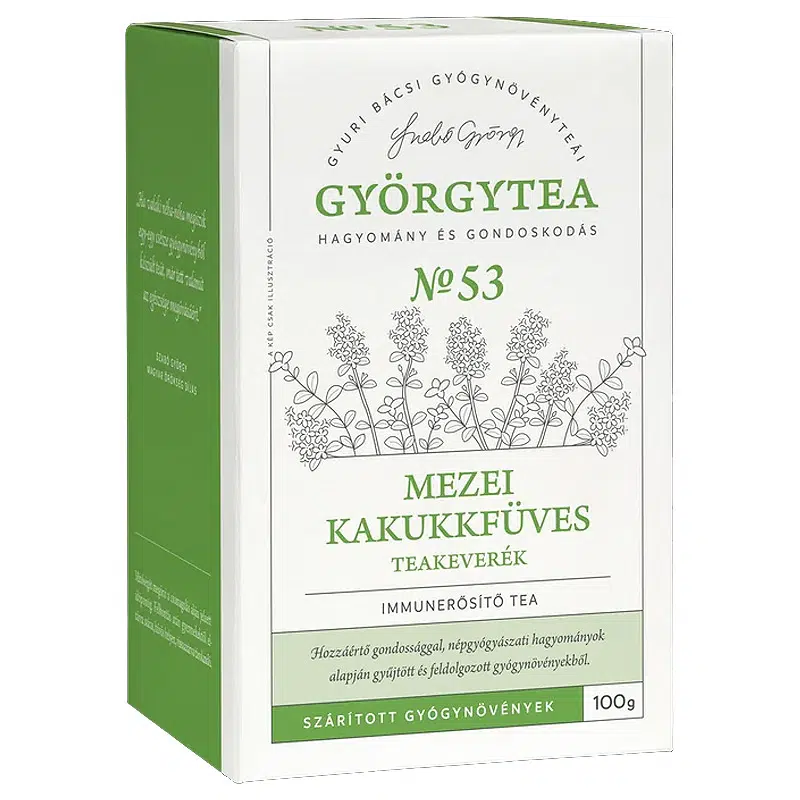 Györgytea Mezei kakukkfüves teakeverék - 100g Györgytea Mezei kakukkfüves teakeverék - 100g