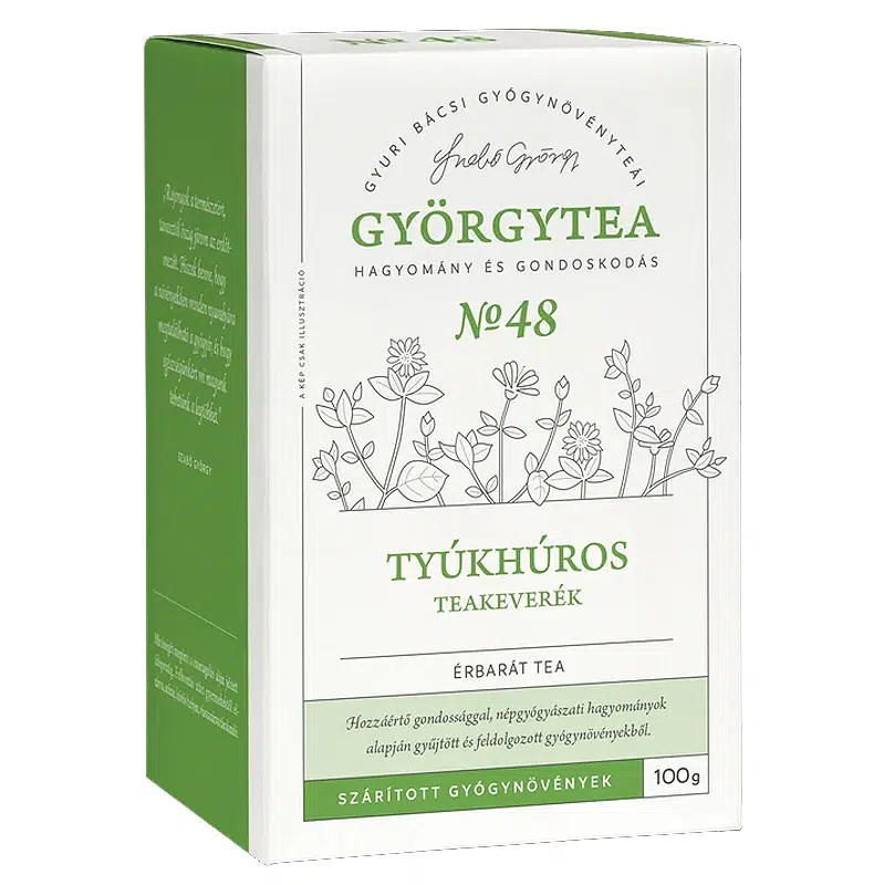 Györgytea Tyúkhúros teakeverék 100g Györgytea Tyúkhúros teakeverék 100g