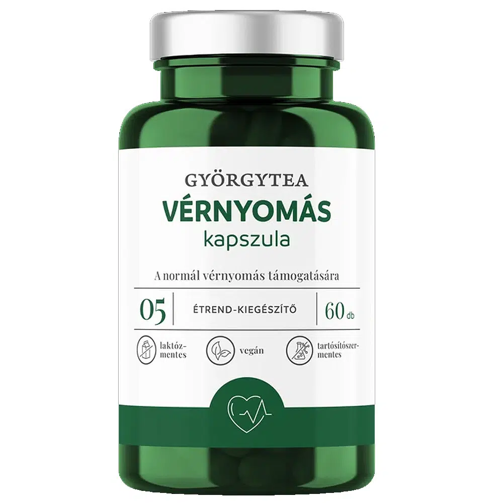 Györgytea Vérnyomás kapszula - 60db Györgytea Vérnyomás kapszula - 60db