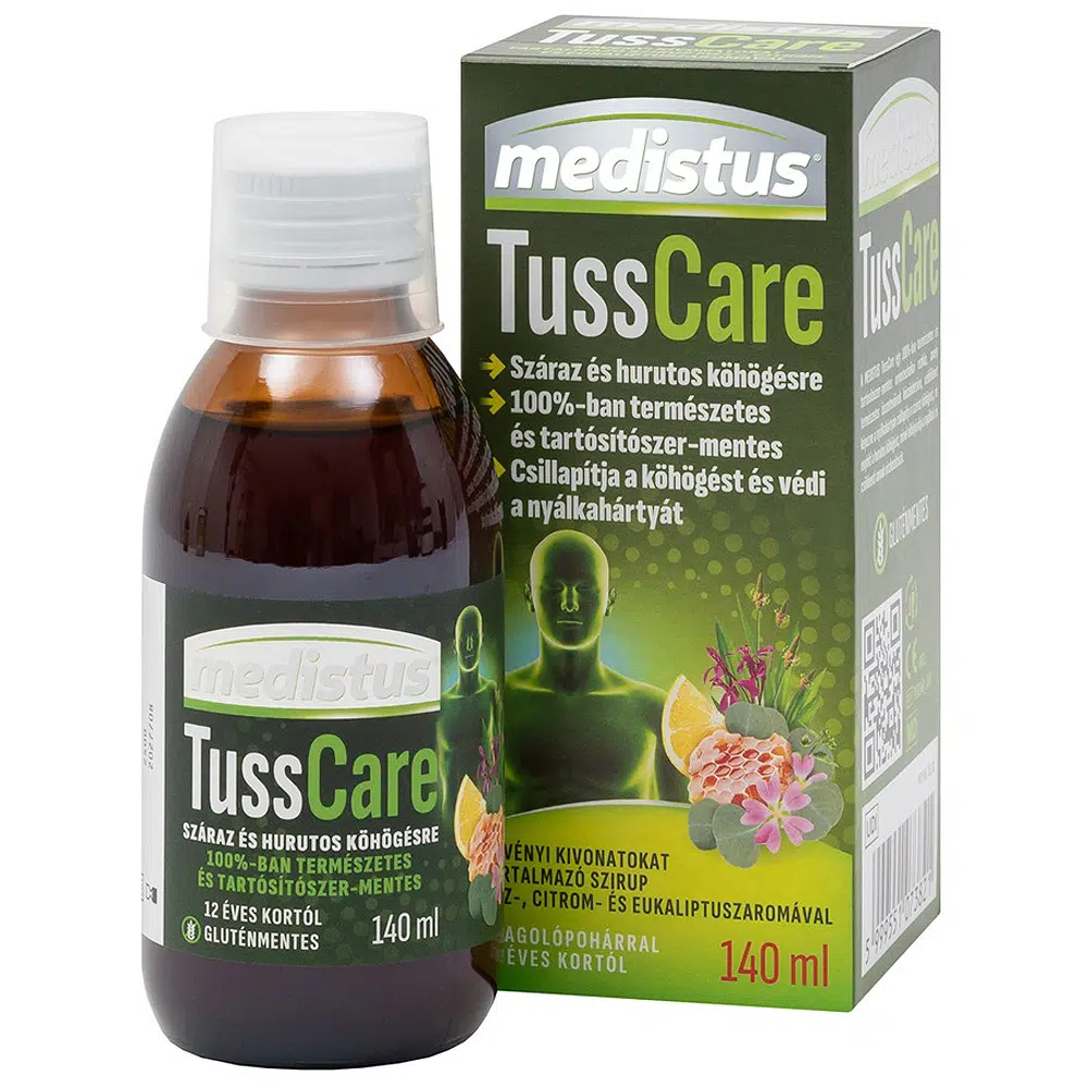 Medistus TussCare Szirup Felnőtt - 140ml Medistus TussCare Szirup Felnőtt - 140ml