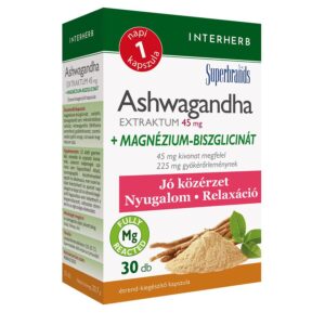 Interherb Napi 1 Ashwagandha Extraktum+Magnézium-biszglicinát kapszula - 30db