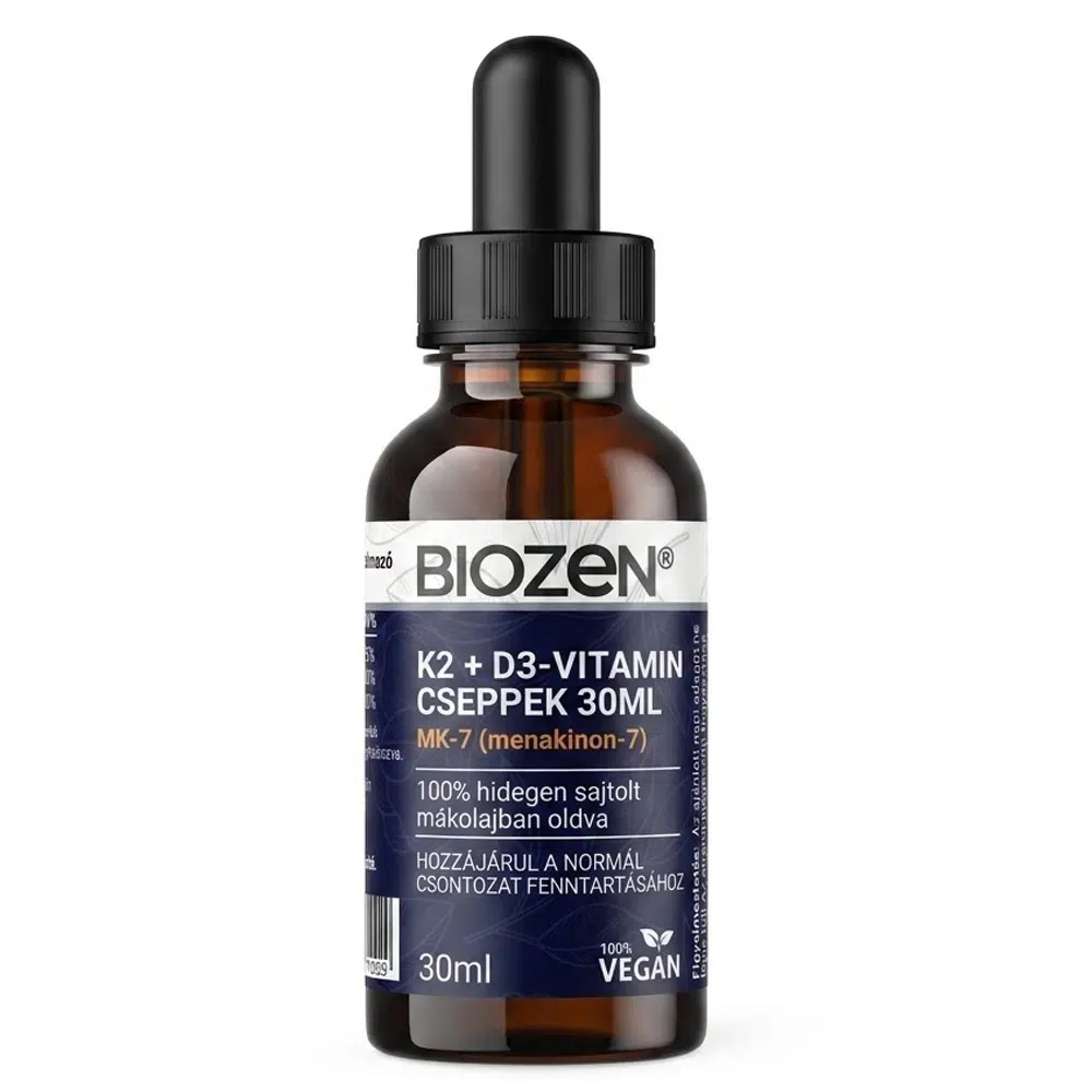 Biozen K2-D3-E-vitamin cseppek - 30ml Biozen K2-D3-E-vitamin cseppek - 30ml