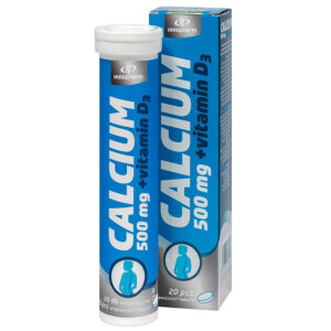 InnoPharm Kalcium 500mg + D3 pezsgőtabletta - 20db