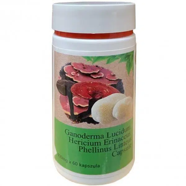 Sun Moon Ganoderma-Cseppkő-Shitake gomba kapszula - 60db Sun Moon Ganoderma-Cseppkő-Shitake gomba kapszula - 60db