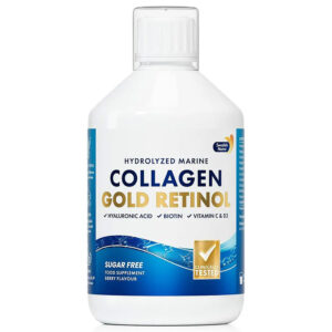 Swedish Nutra Collagen Gold Retinol Prémium (Sugar Free) halkollagén ital 500ml